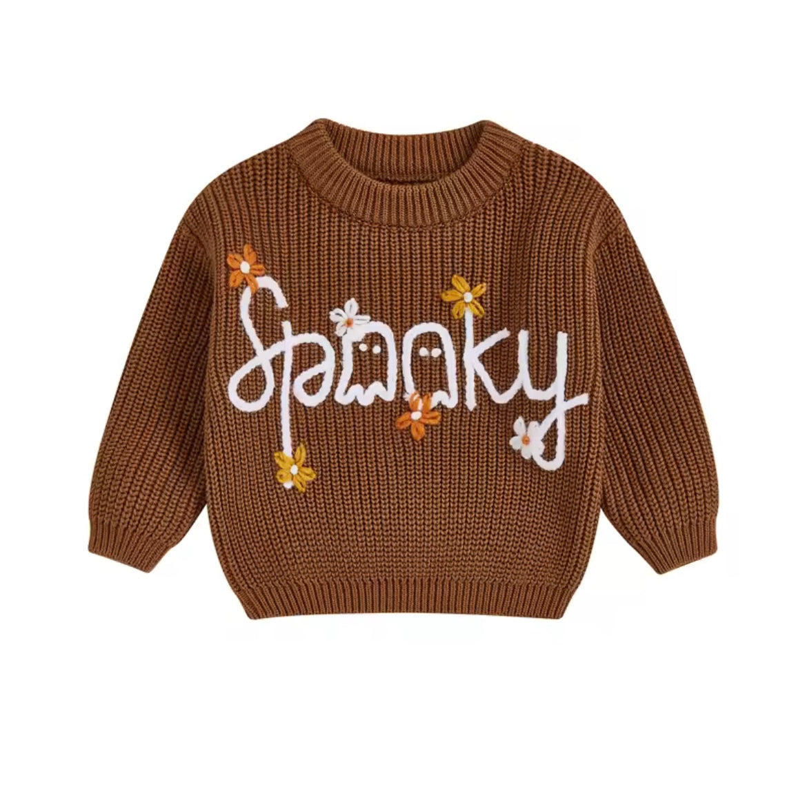 Floral spooky Halloween jumper - PREORDER