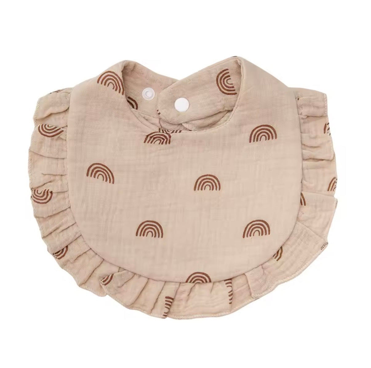 Muslin frill bibs