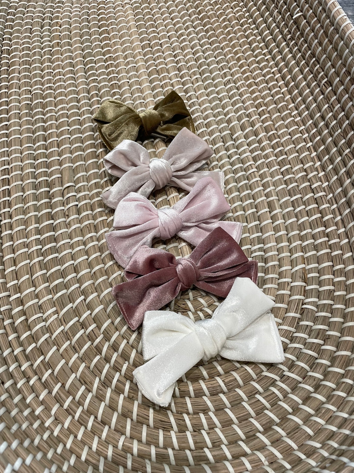 Velvet bows