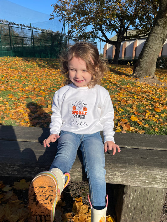 Personalised halloween sweatshirt