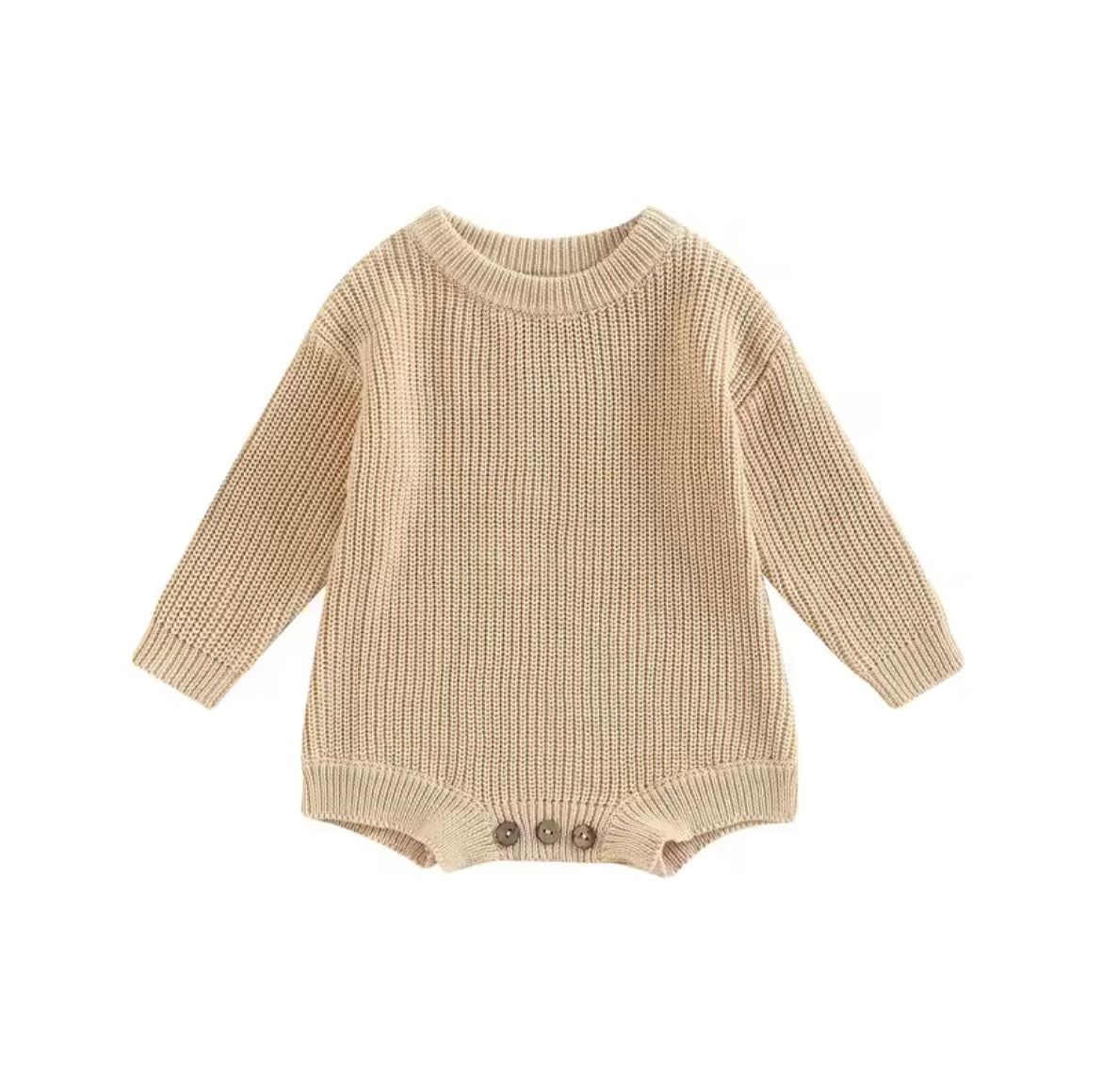 Personalised knitted rompers