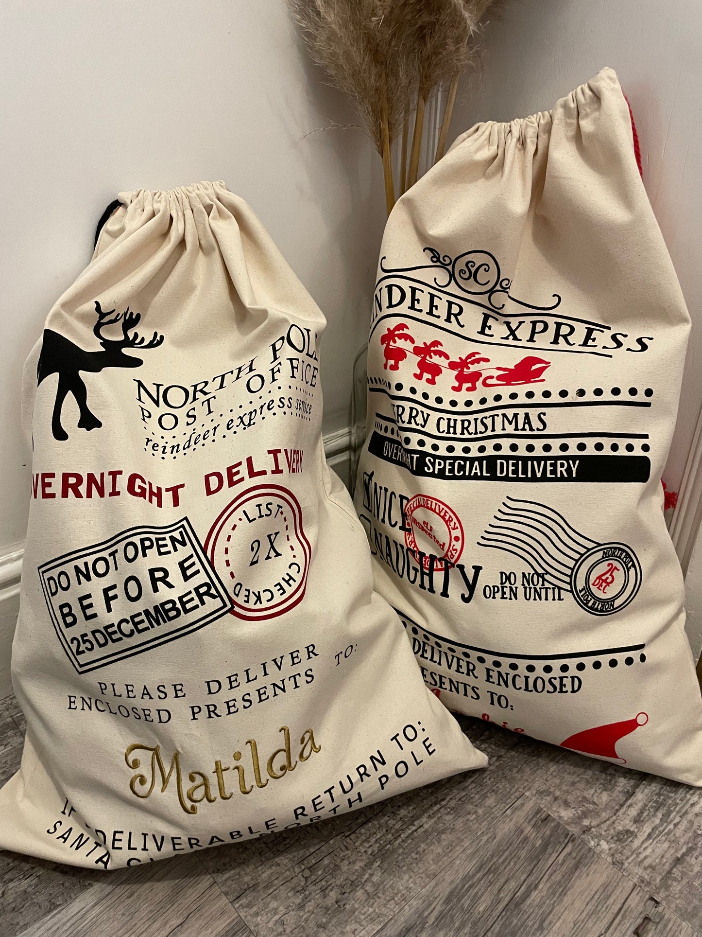 Personalised Christmas sack