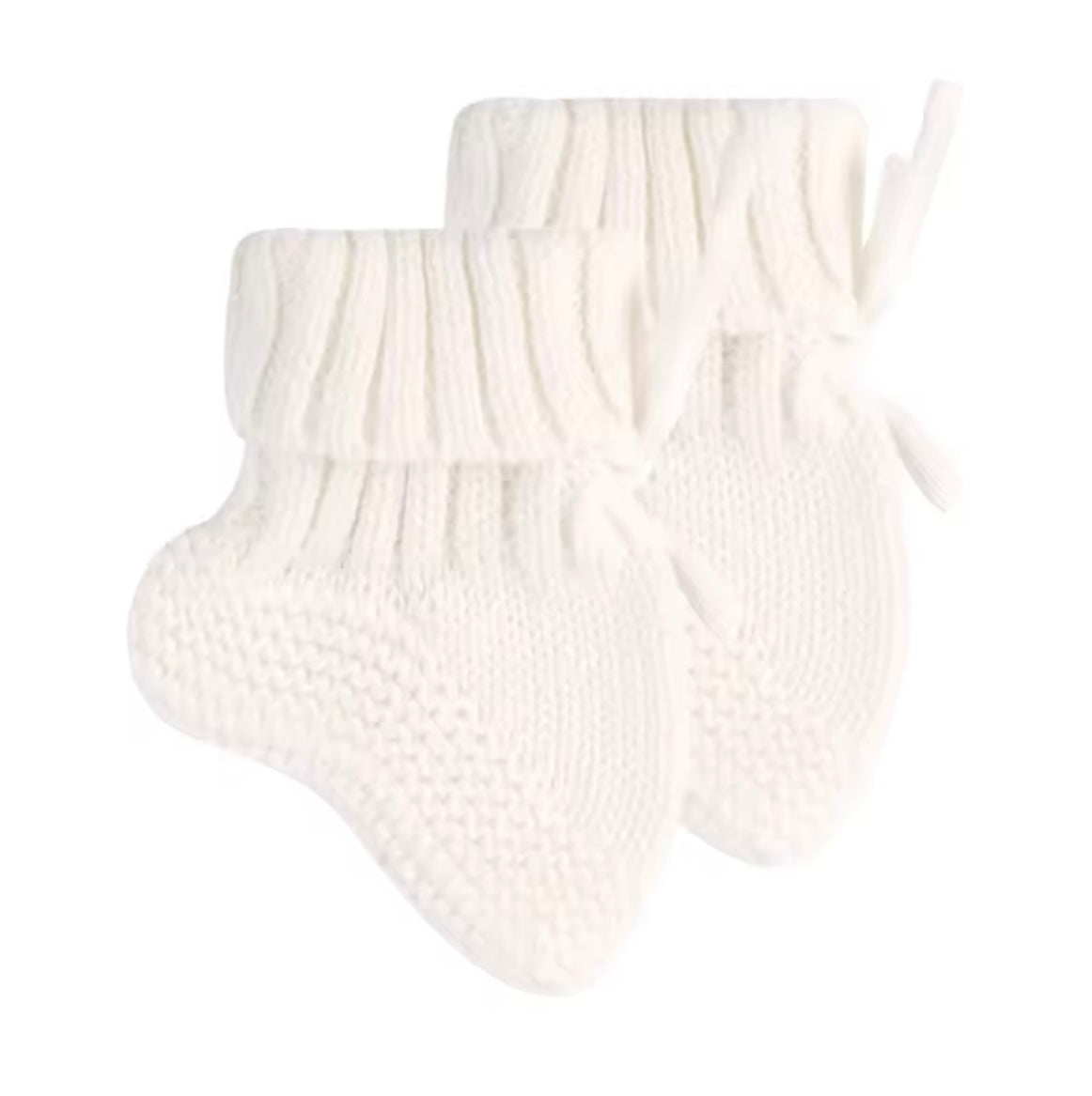 Knitted booties