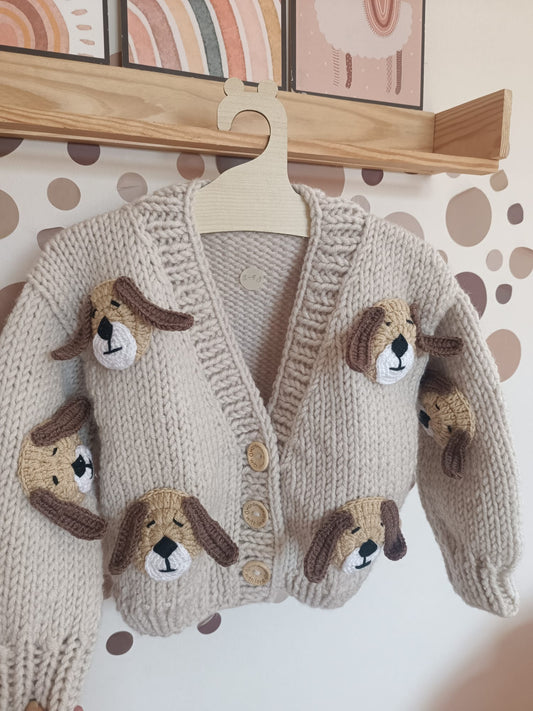 Handmade dog design cardigan (PREORDER)