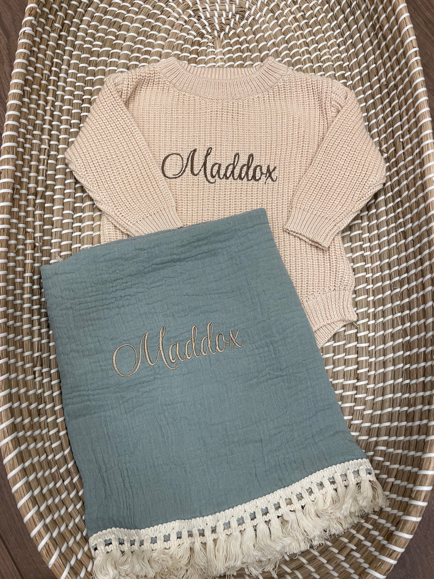 Muslin tassel blankets - medium