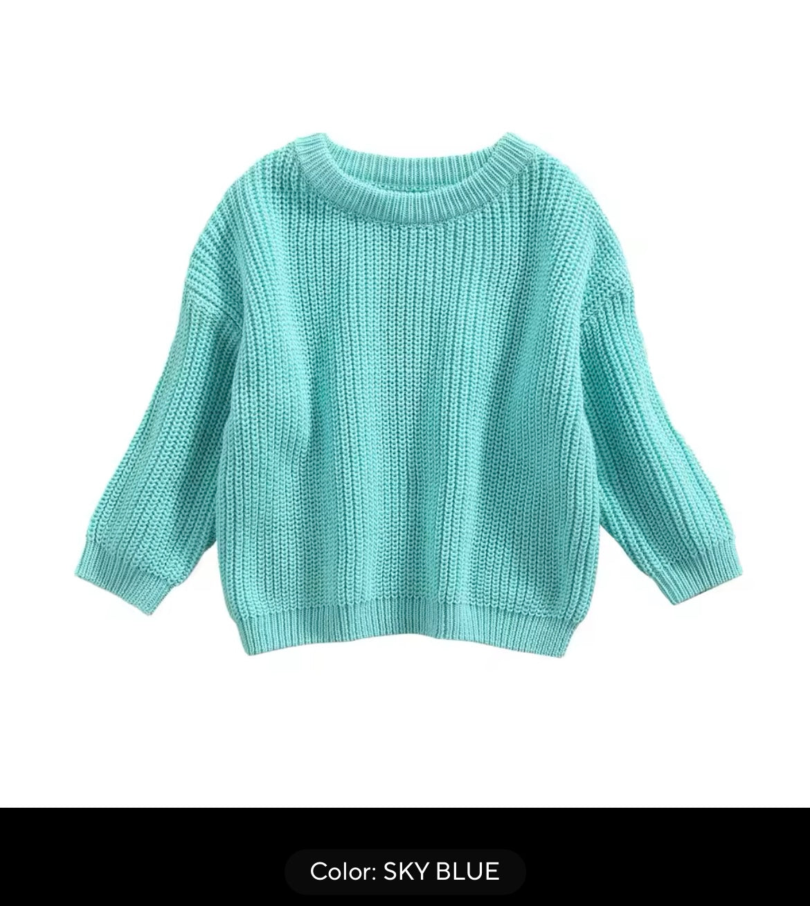 Personalised knitted sweatshirts