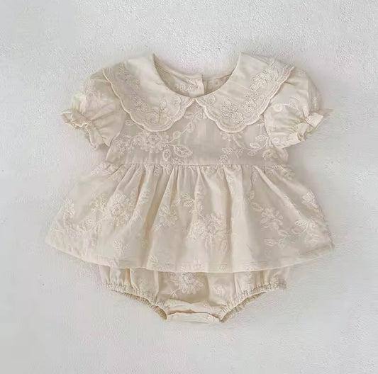 The Callie cream romper