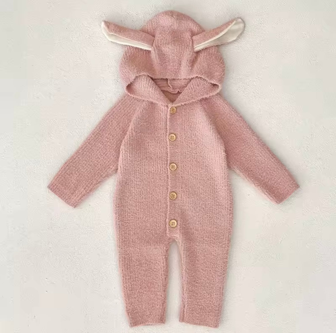 Fluffy bunny onesie