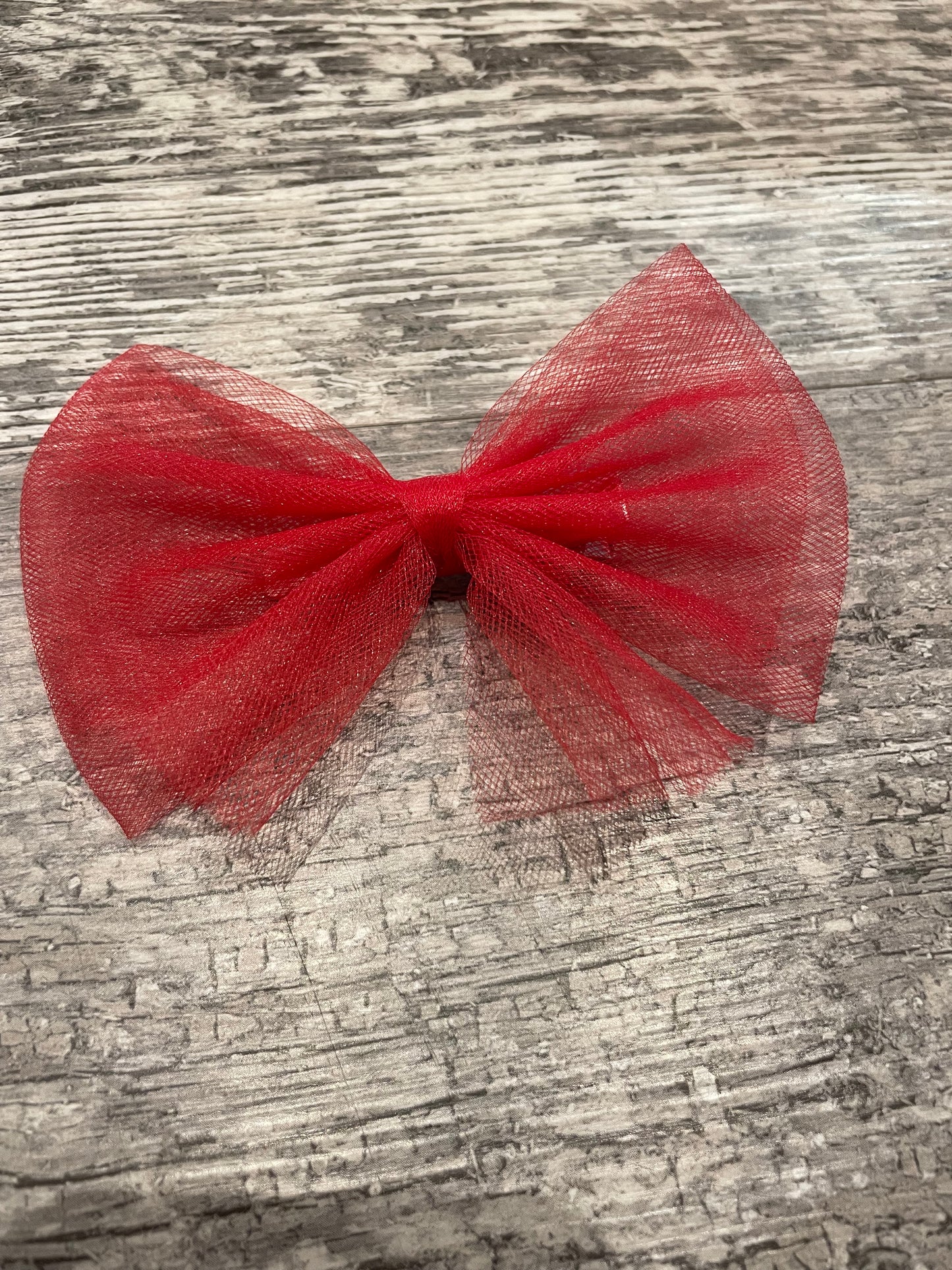 Large tulle bow