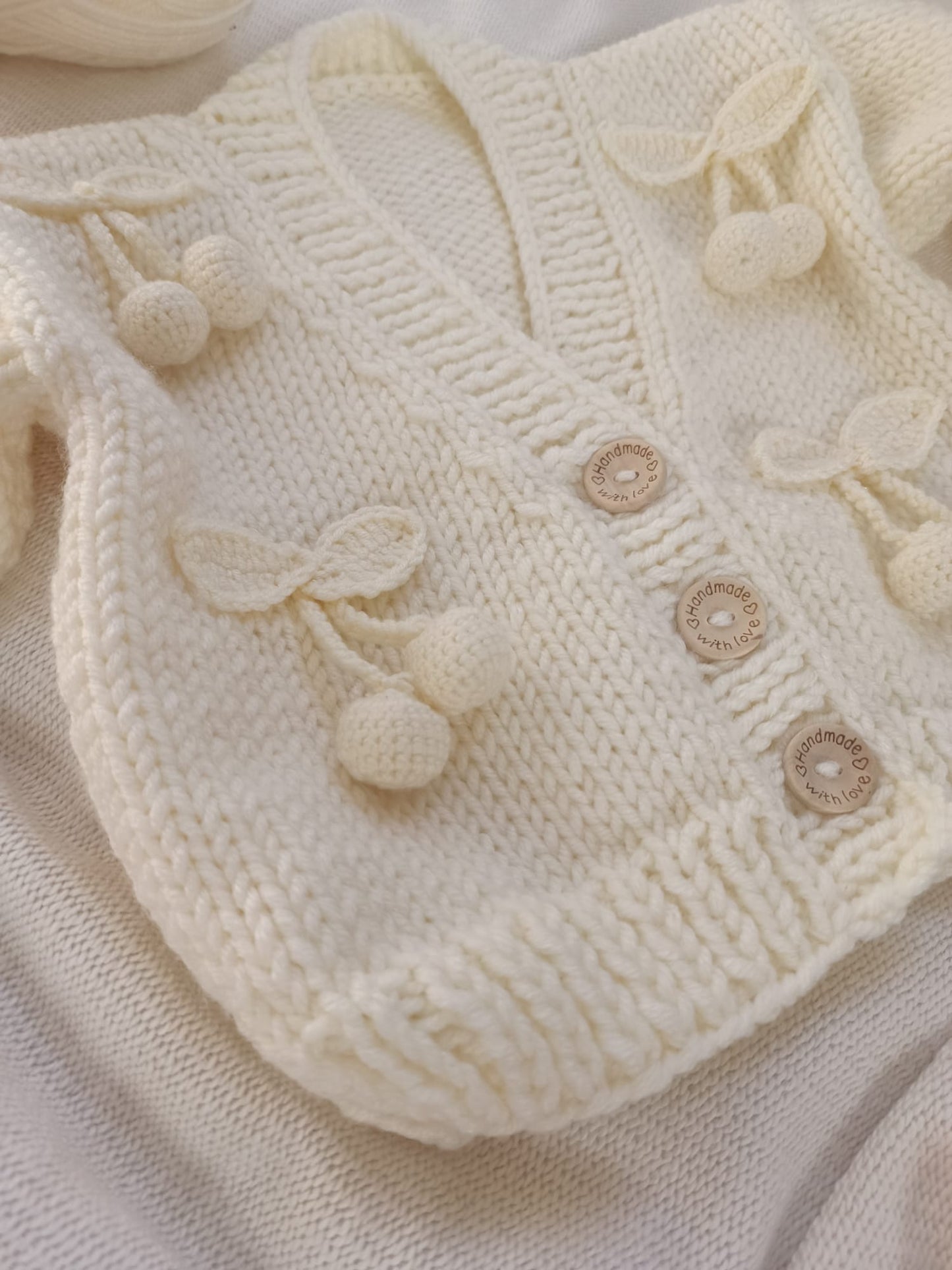 Handmade cherry cardigan (PREORDER)