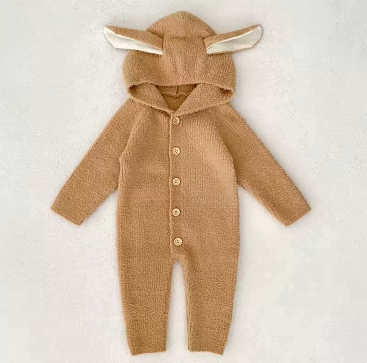 Fluffy bunny onesie