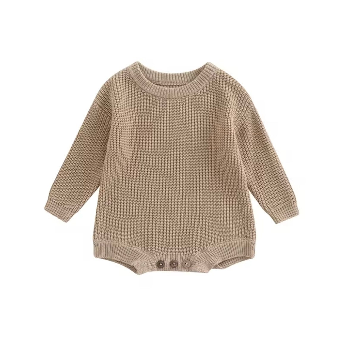 Personalised knitted rompers