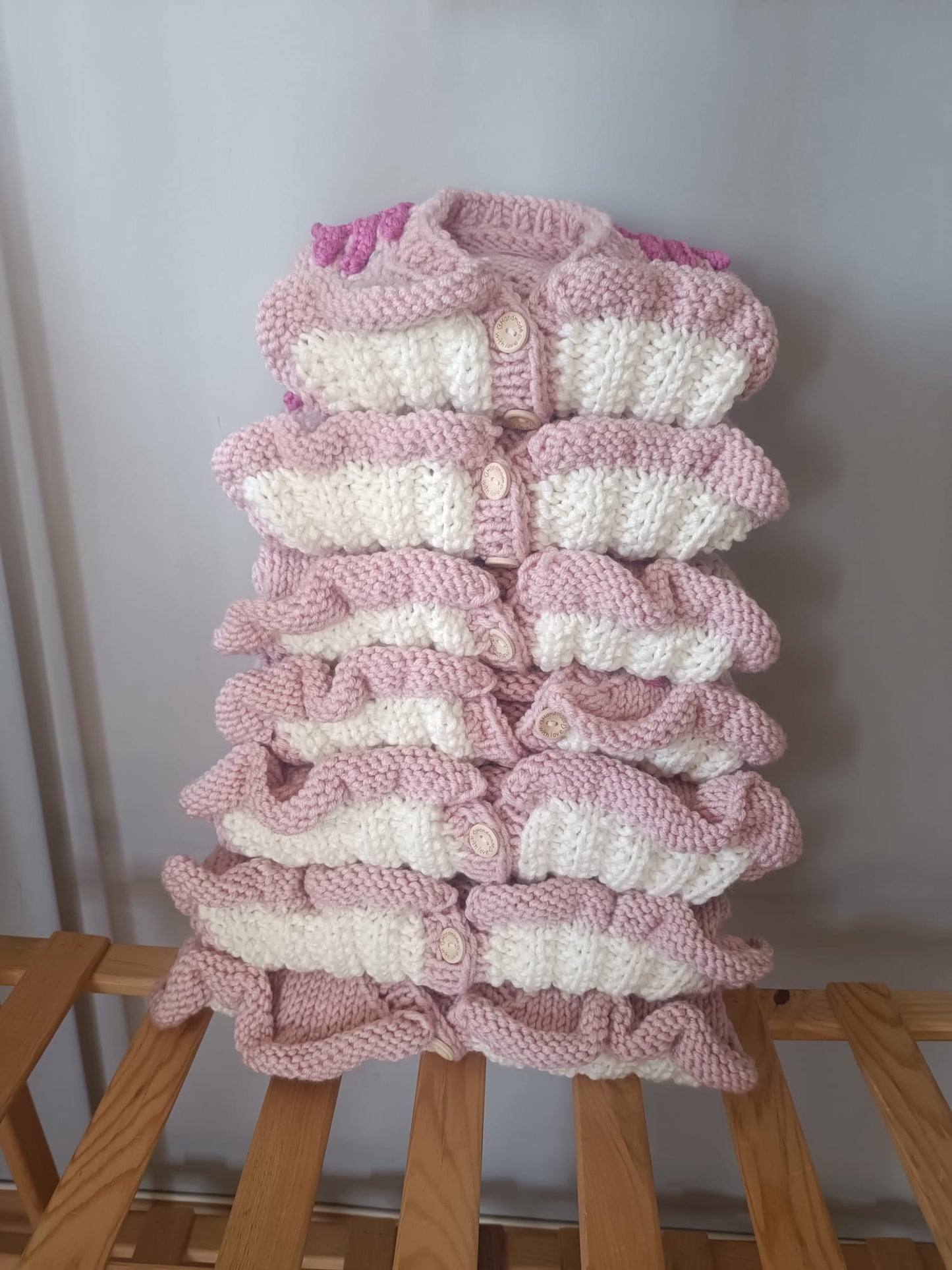 Handmade cupcake cardigan - PREORDER