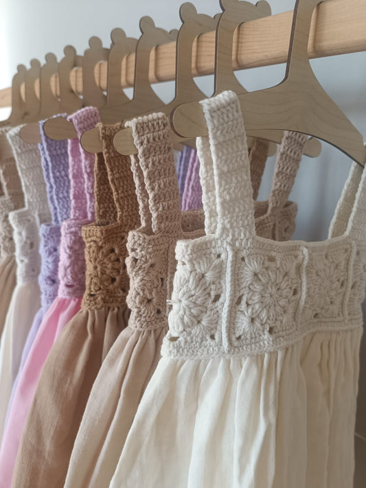 Handmade crochet summer dress