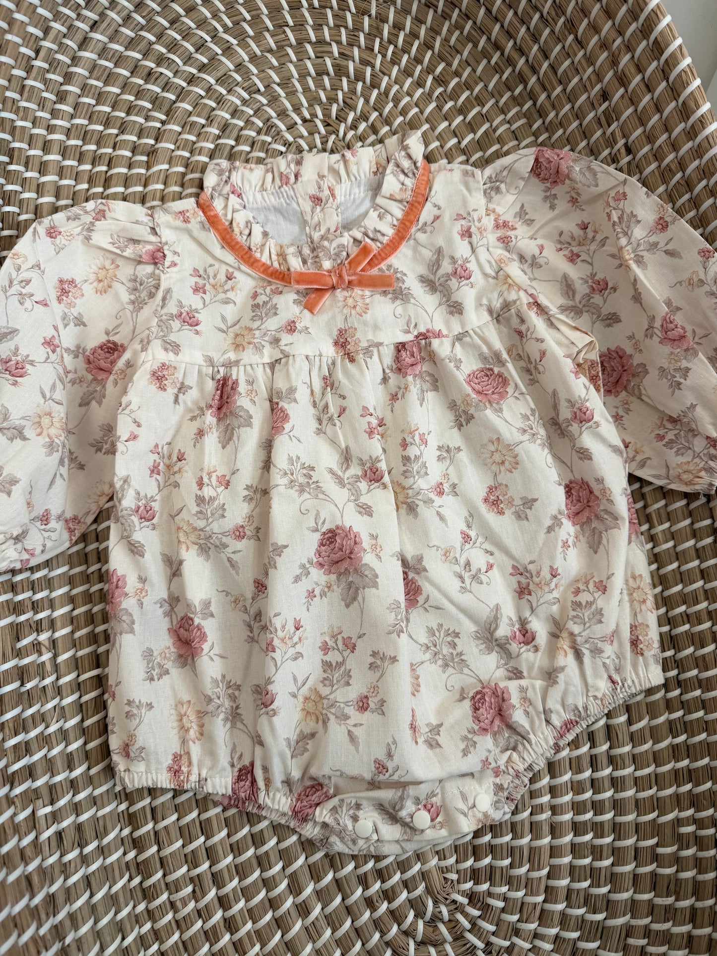 Floral vintage romper