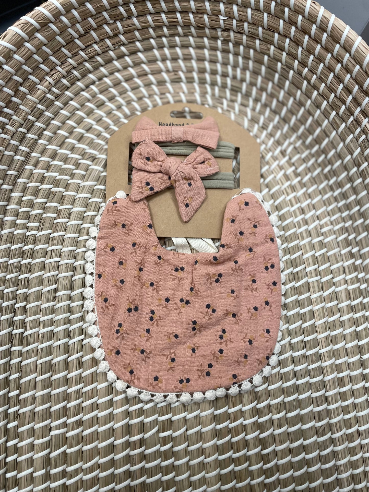 Bib and headband set