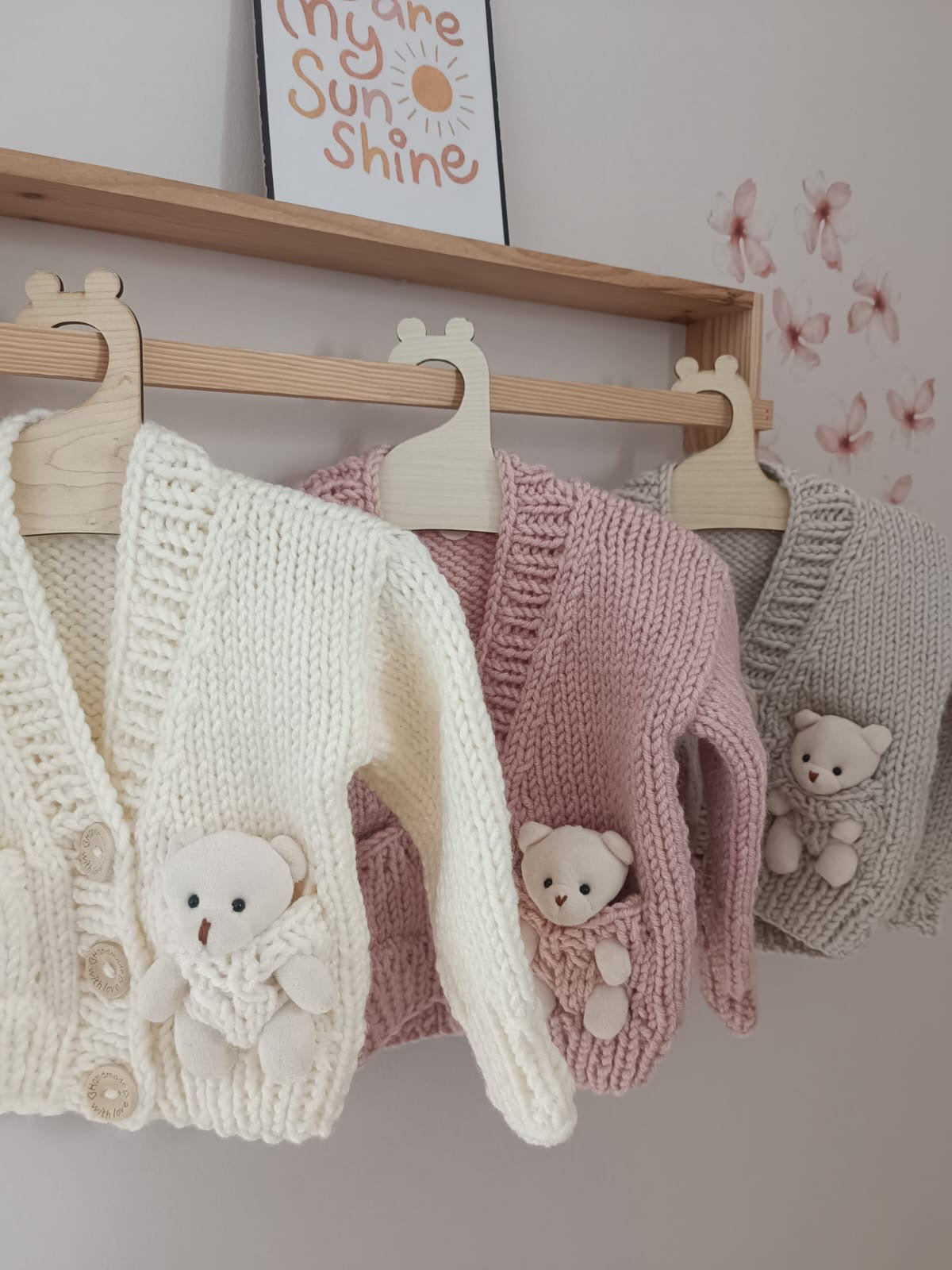 Handmade teddy cardigans (PREORDER)