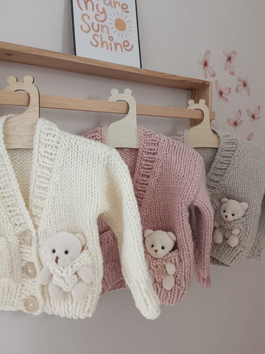 Handmade teddy cardigans (PREORDER)