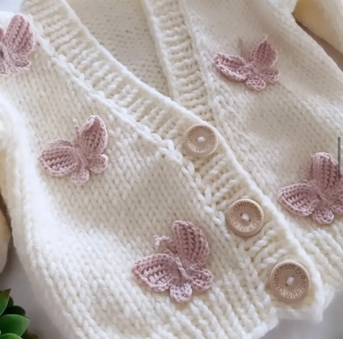 Handmade butterfly cardigan (PREORDER)