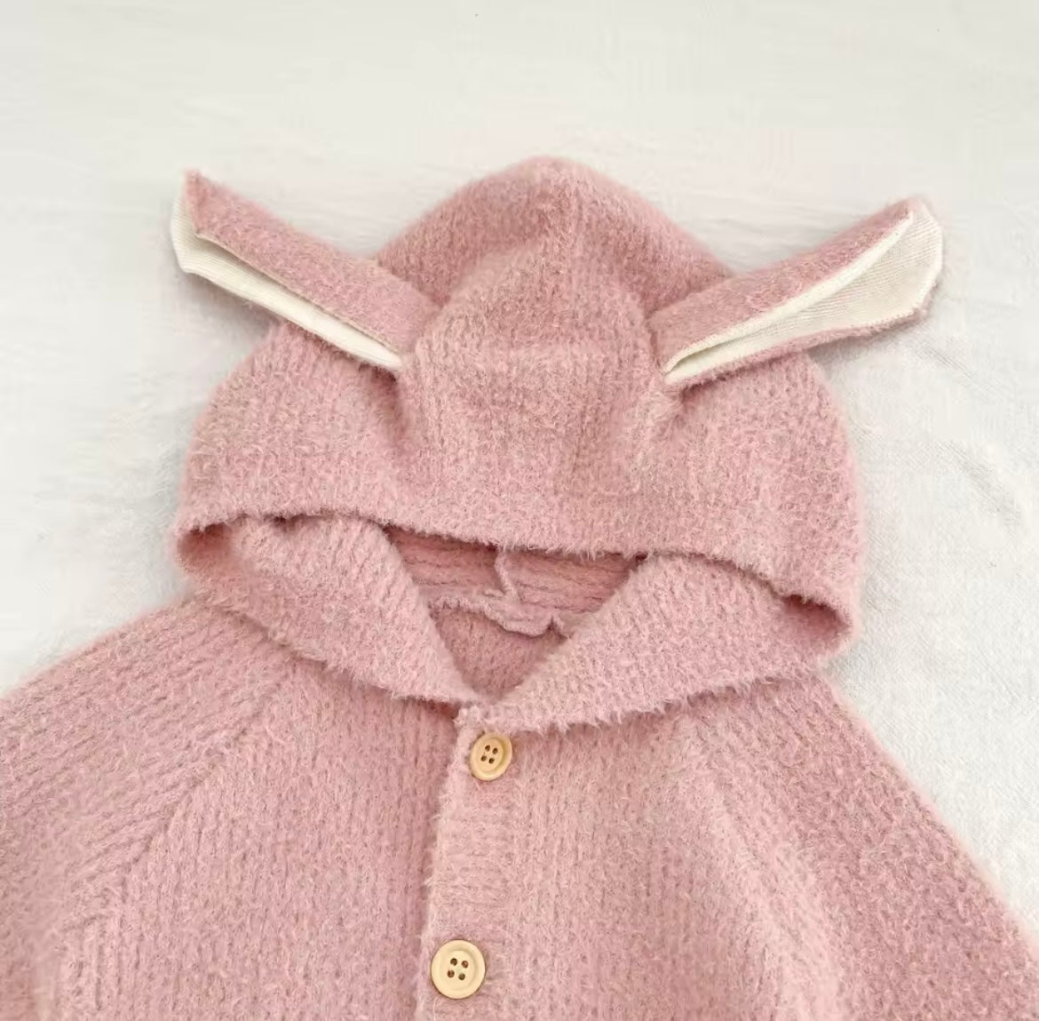 Fluffy bunny onesie