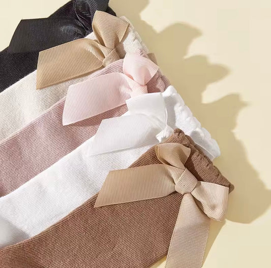 Baby bow socks gift box (5 pairs)