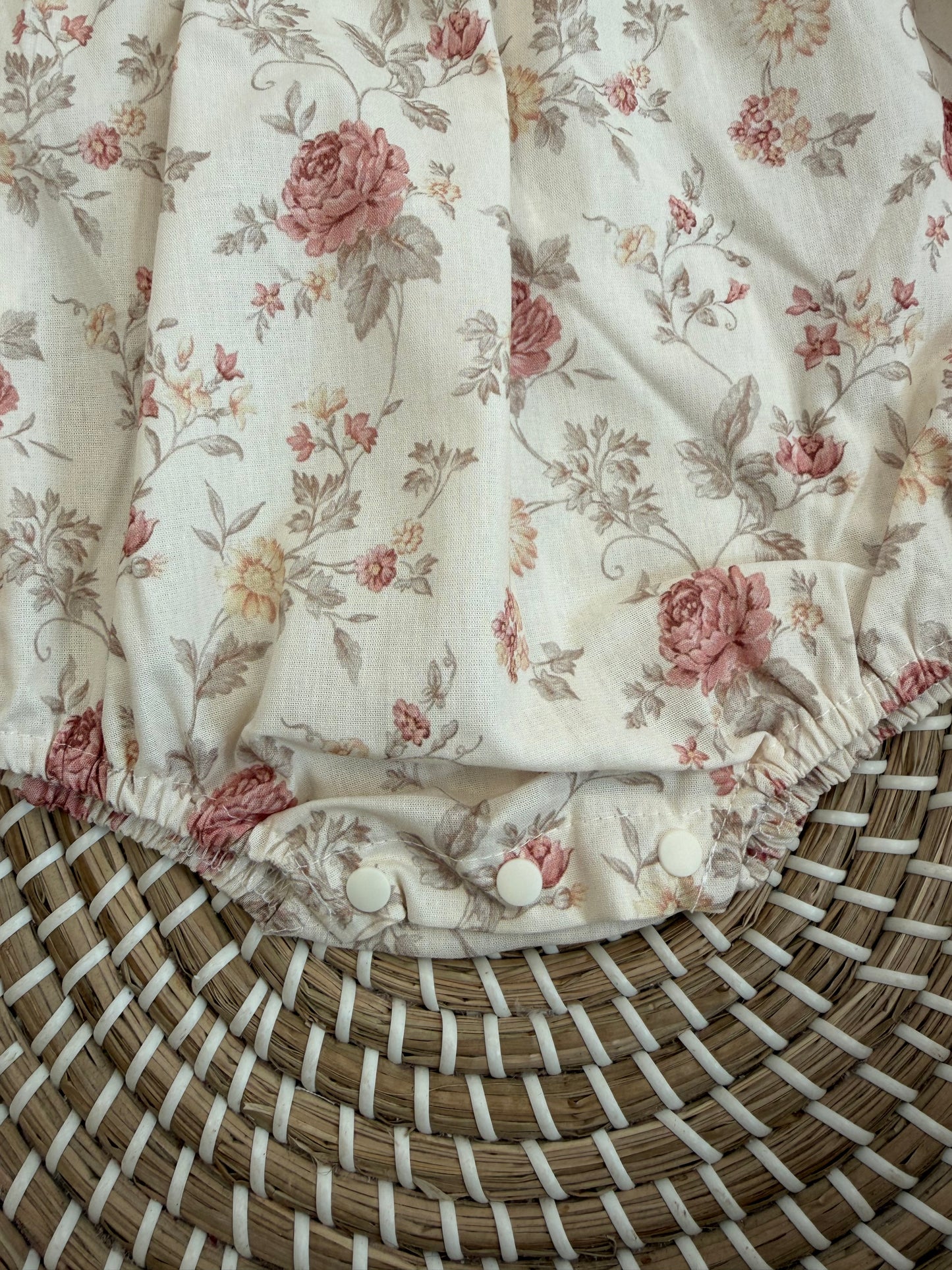 Floral vintage romper