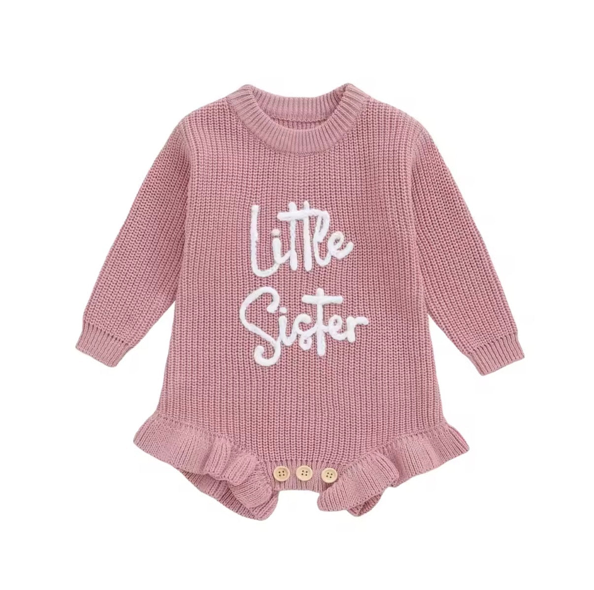 Little sister frill leg romper PREORDER