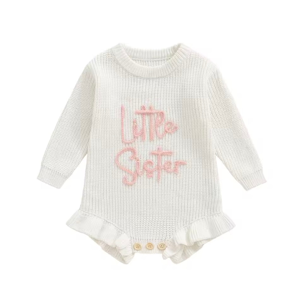 Little sister frill leg romper PREORDER