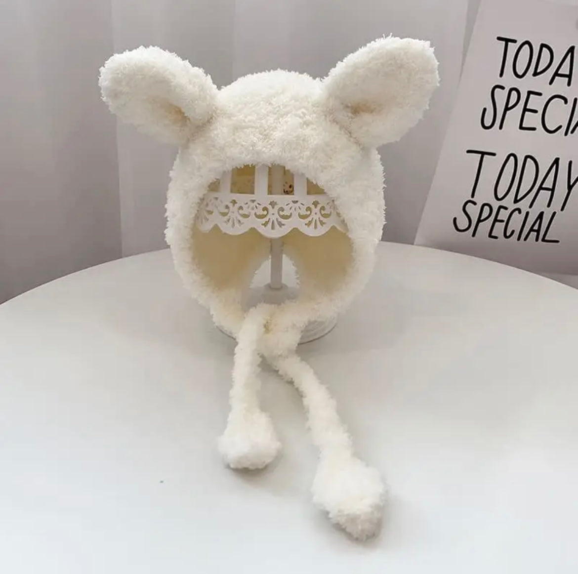 Fluffy bear hats
