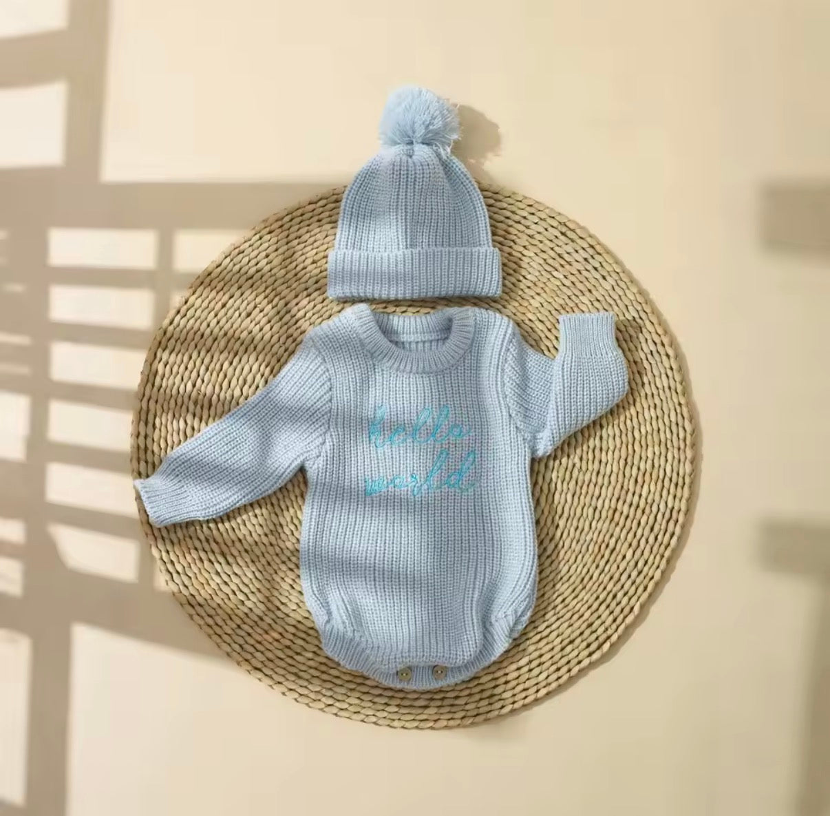Hello World Knitted set