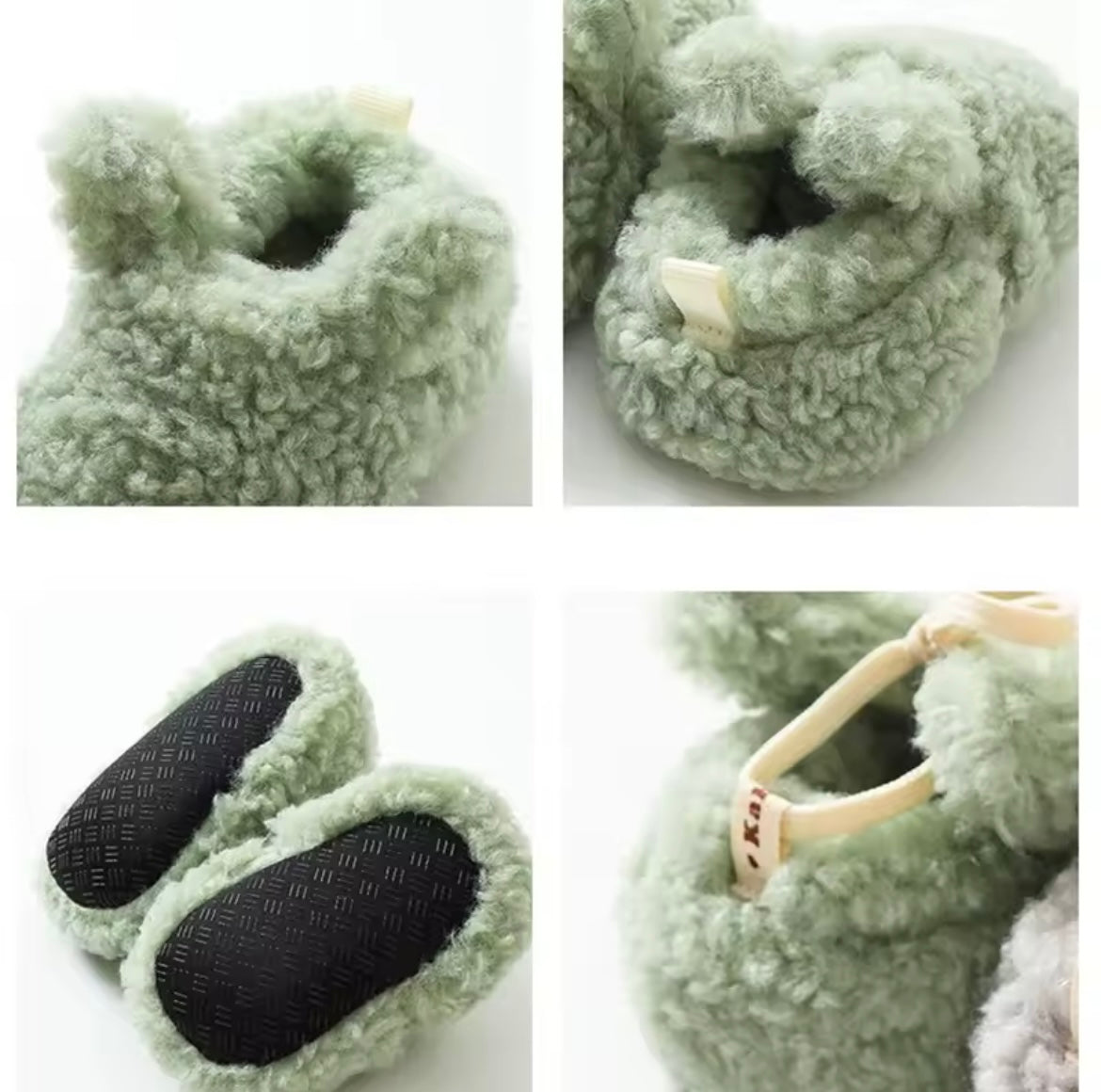 Bunny baby slippers