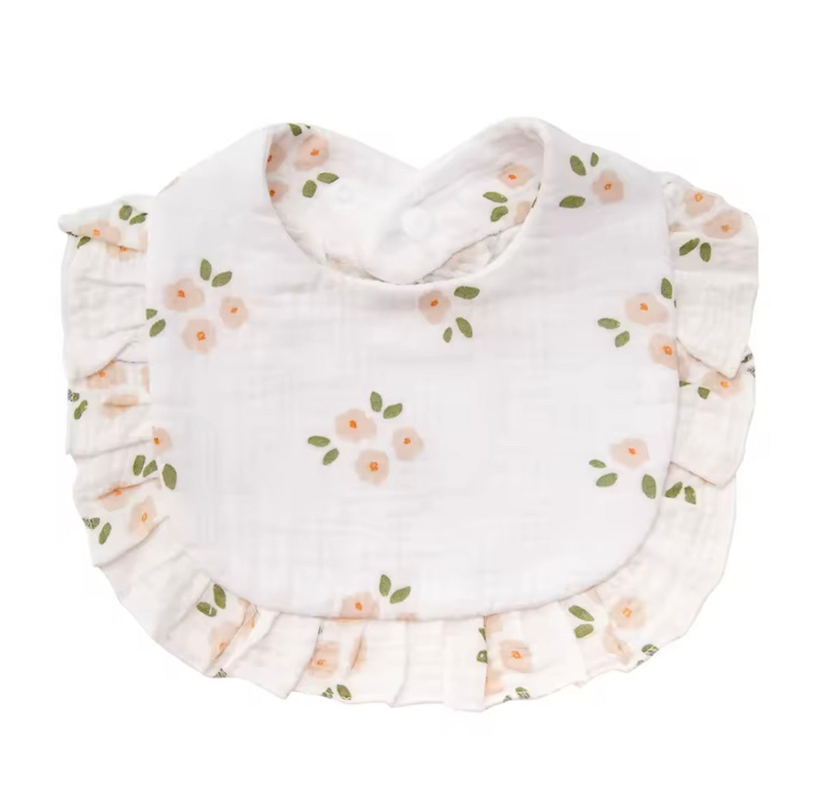 Muslin frill bibs