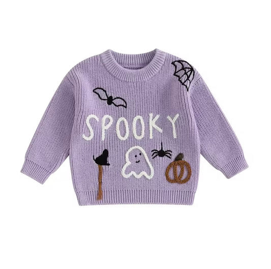 Spooky Halloween knitted jumper - PREORDER