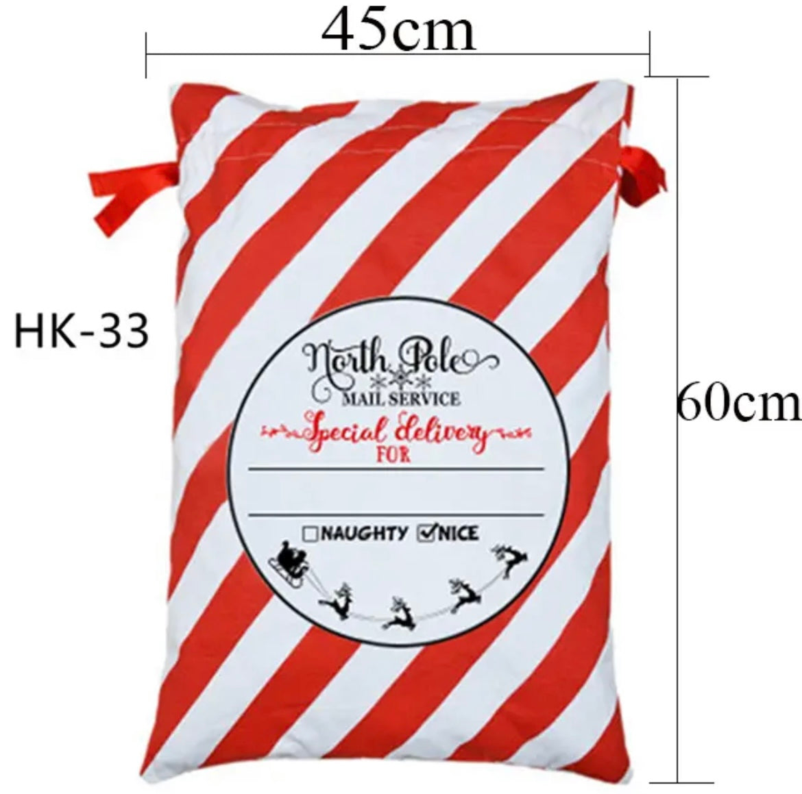 Personalised Christmas sack