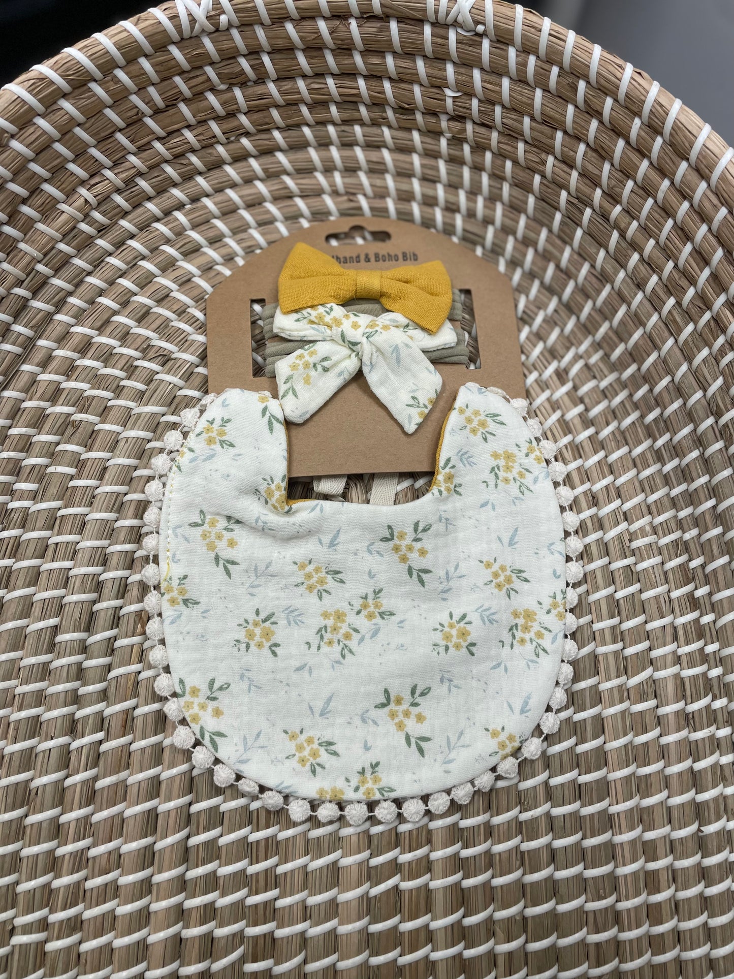 Bib and headband set