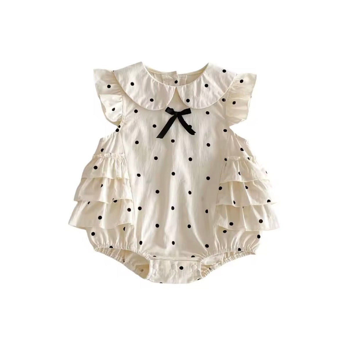 Polka dot romper