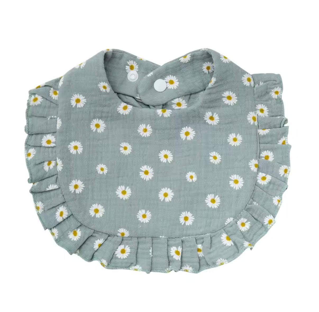 Muslin frill bibs
