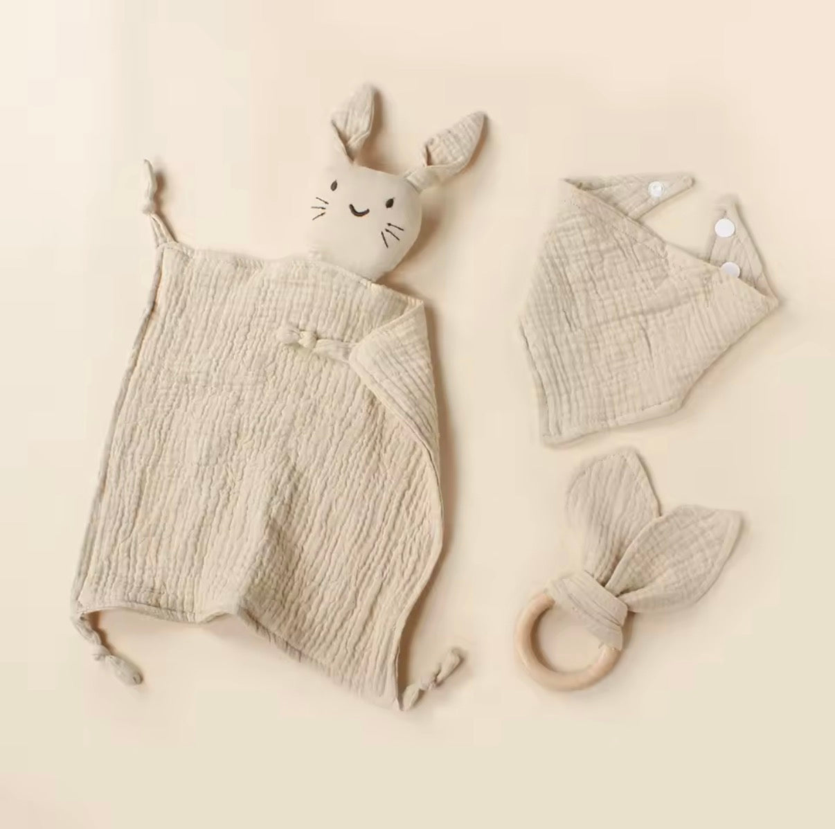 Baby gift box - 3pc muslin set
