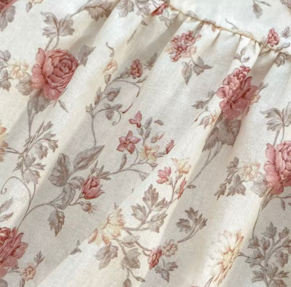 Floral vintage romper