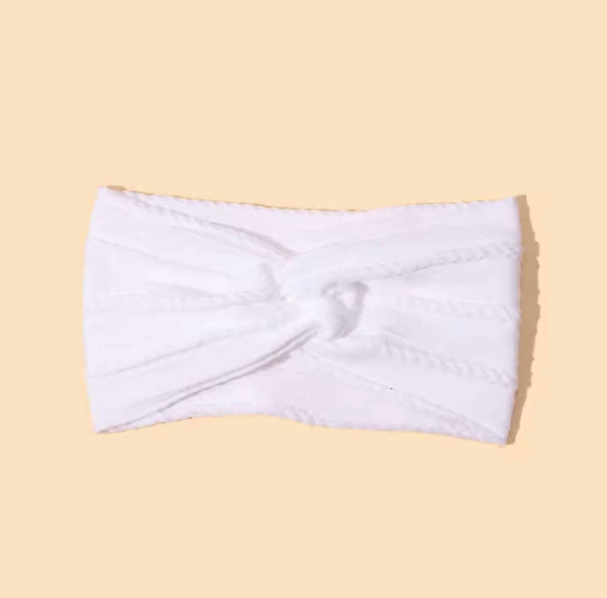 Cableknit Headbands - no bow