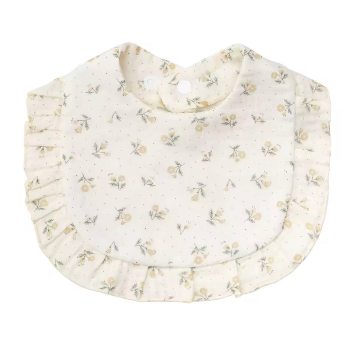 Muslin frill bibs