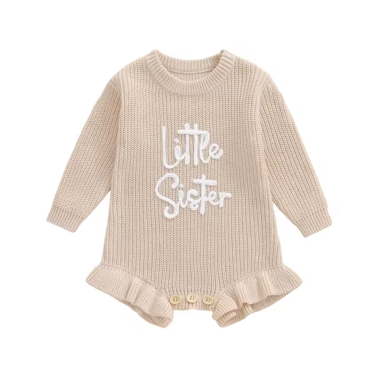 Little sister frill leg romper PREORDER