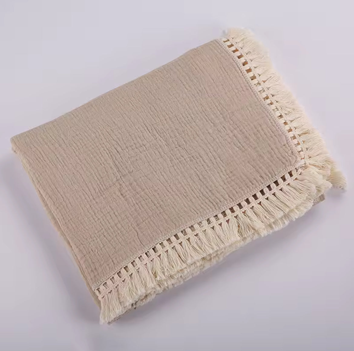 Muslin tassel blankets - medium