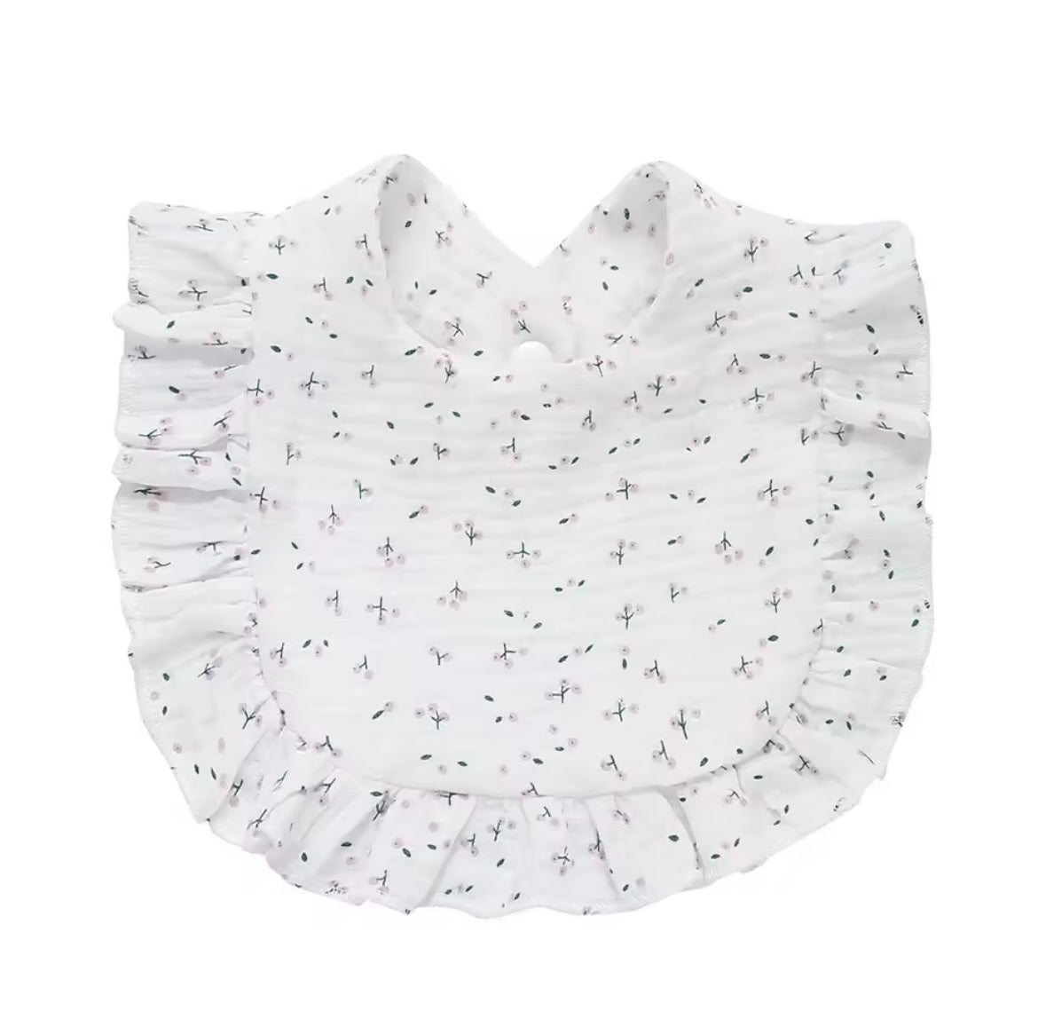 Muslin frill bibs