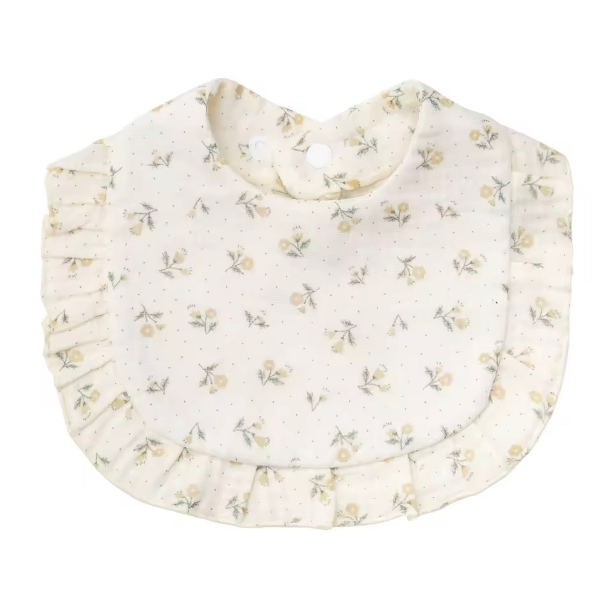 Muslin frill bibs