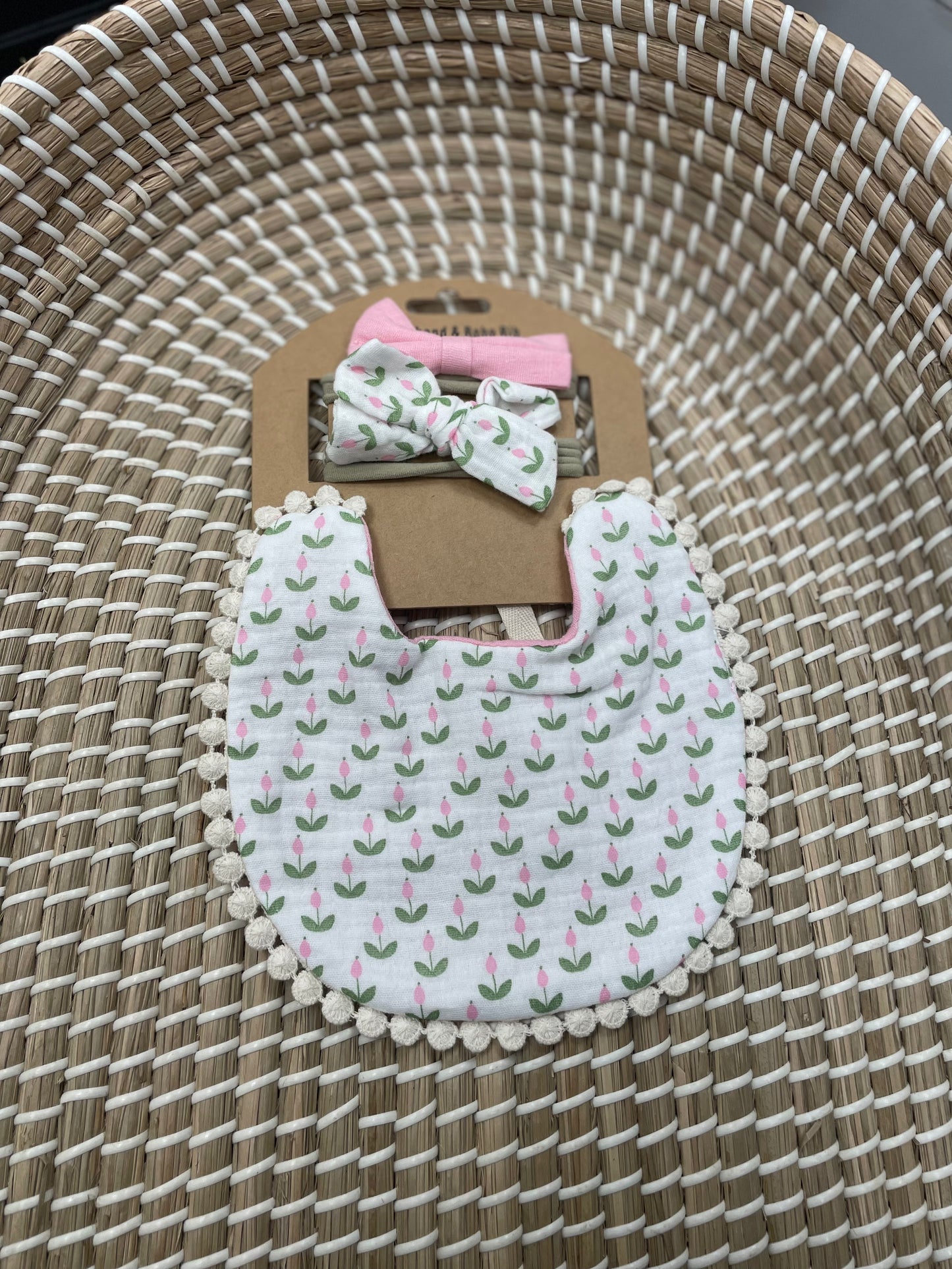 Bib and headband set