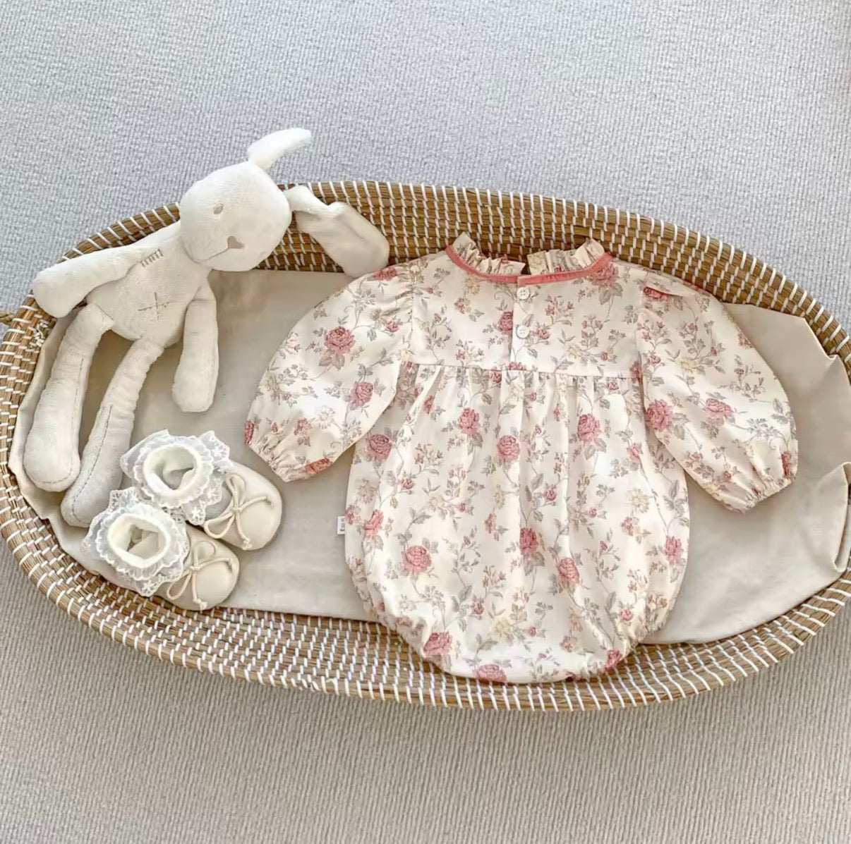 Floral vintage romper
