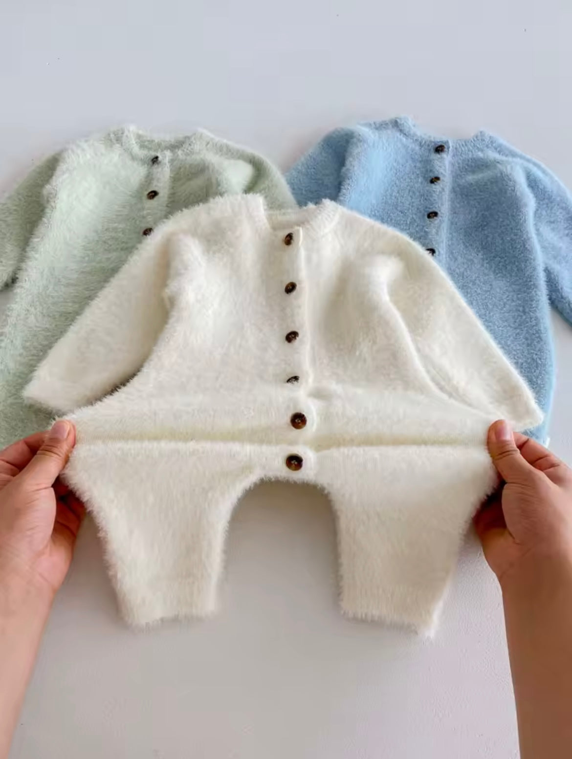 Fluffy rompers
