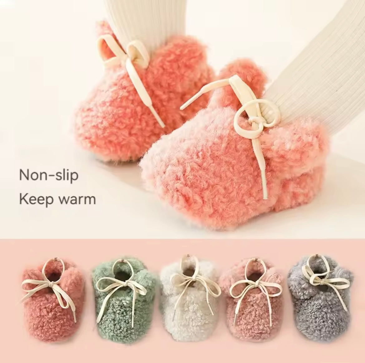 Bunny baby slippers
