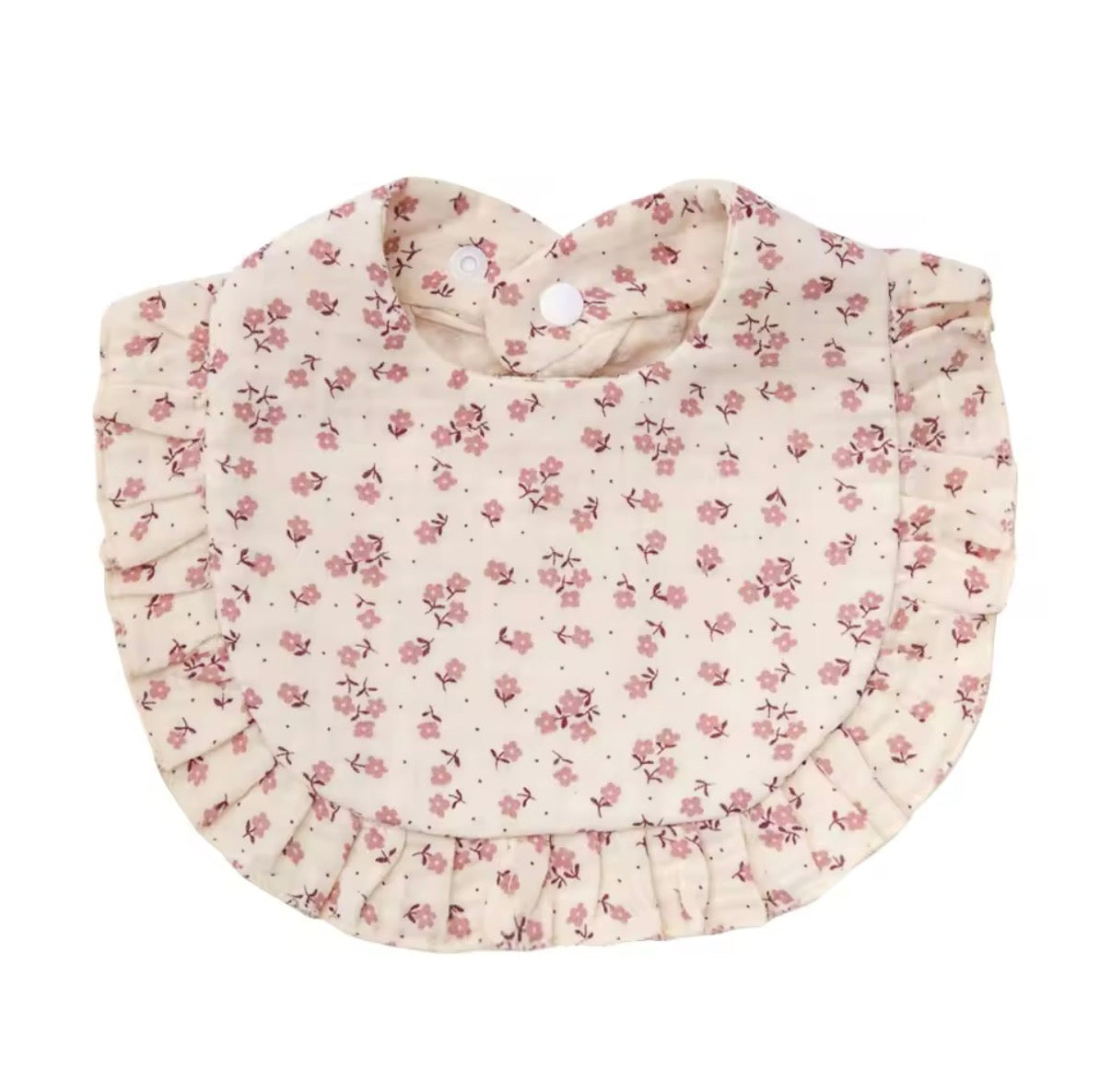 Muslin frill bibs